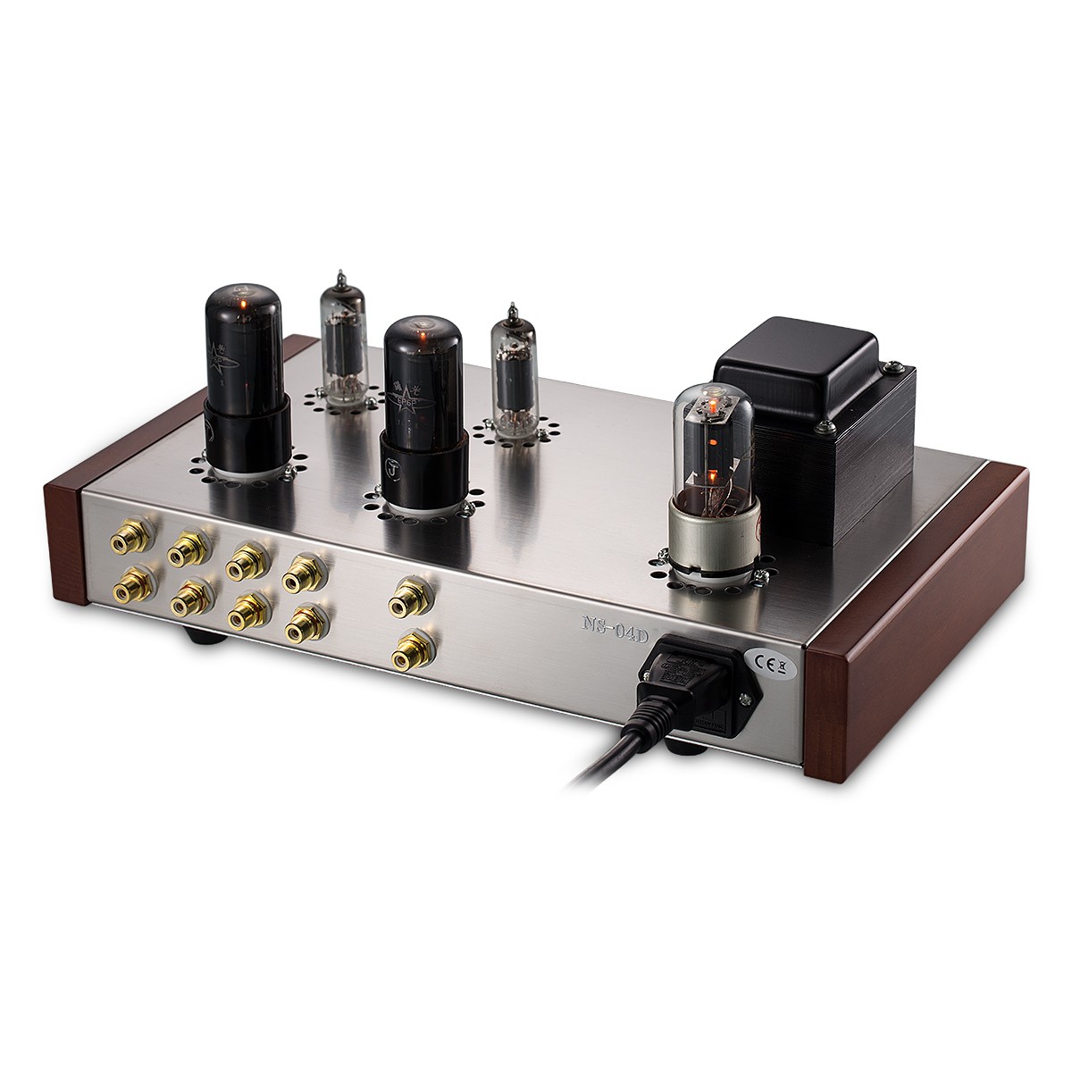 Douk Audio 6J4 + 6P6P 真空管プリアンプ ステレオ HiFi 4ウェイ