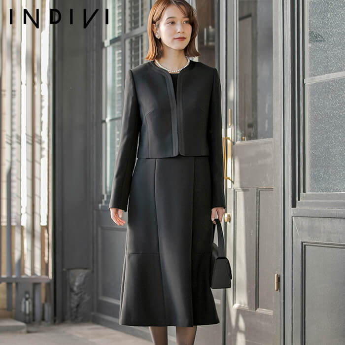 INDIVI（インディヴィ） 喪服 レディース ブラックフォーマル 東京