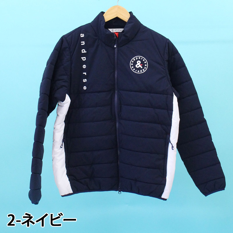 and per se（アンパスィ） ゴルフウェア メンズ 中綿ジャケット