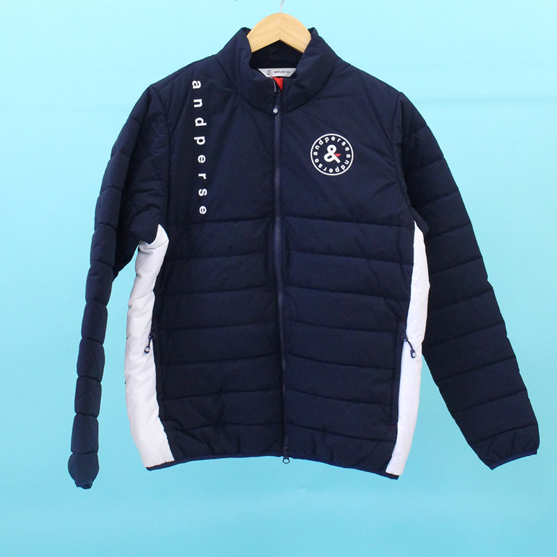 and per se（アンパスィ） ゴルフウェア メンズ 中綿ジャケット