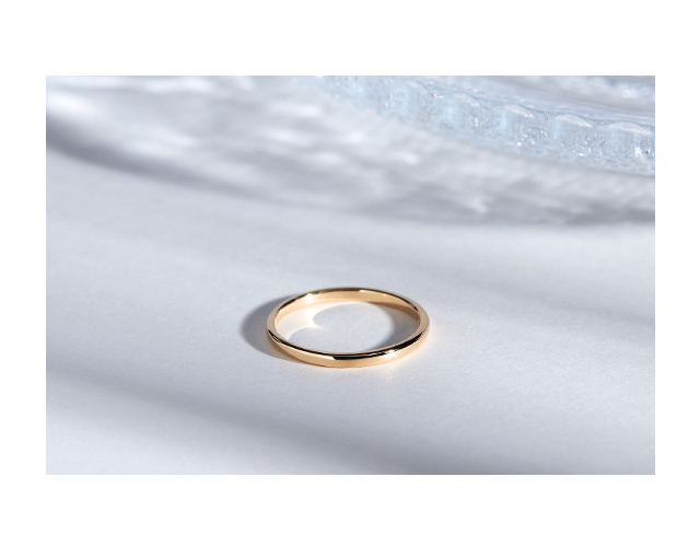 ジュエリーツツミ K18イエローゴールドリング（ピンキーリング