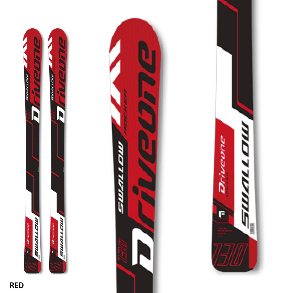 SWALLOW スワロー スキー板 キッズ ジュニア＜2025＞DRIVE ONE + TEAM