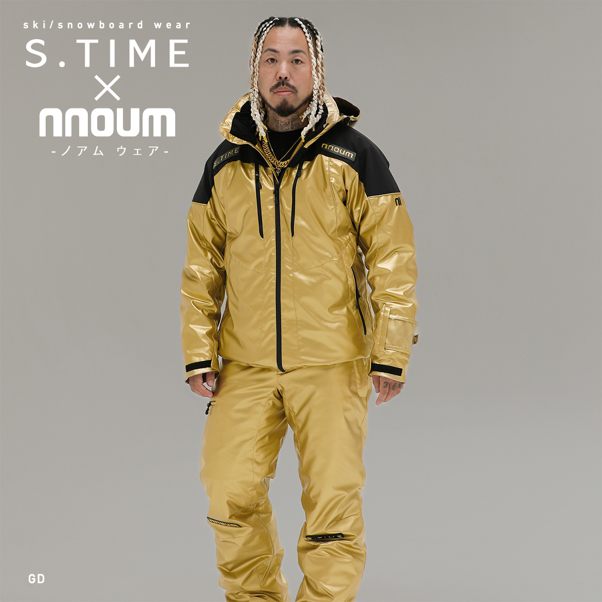 NNOUM ノアム スキーウェア メンズ 上下セット＜2023＞STIME×nnoum