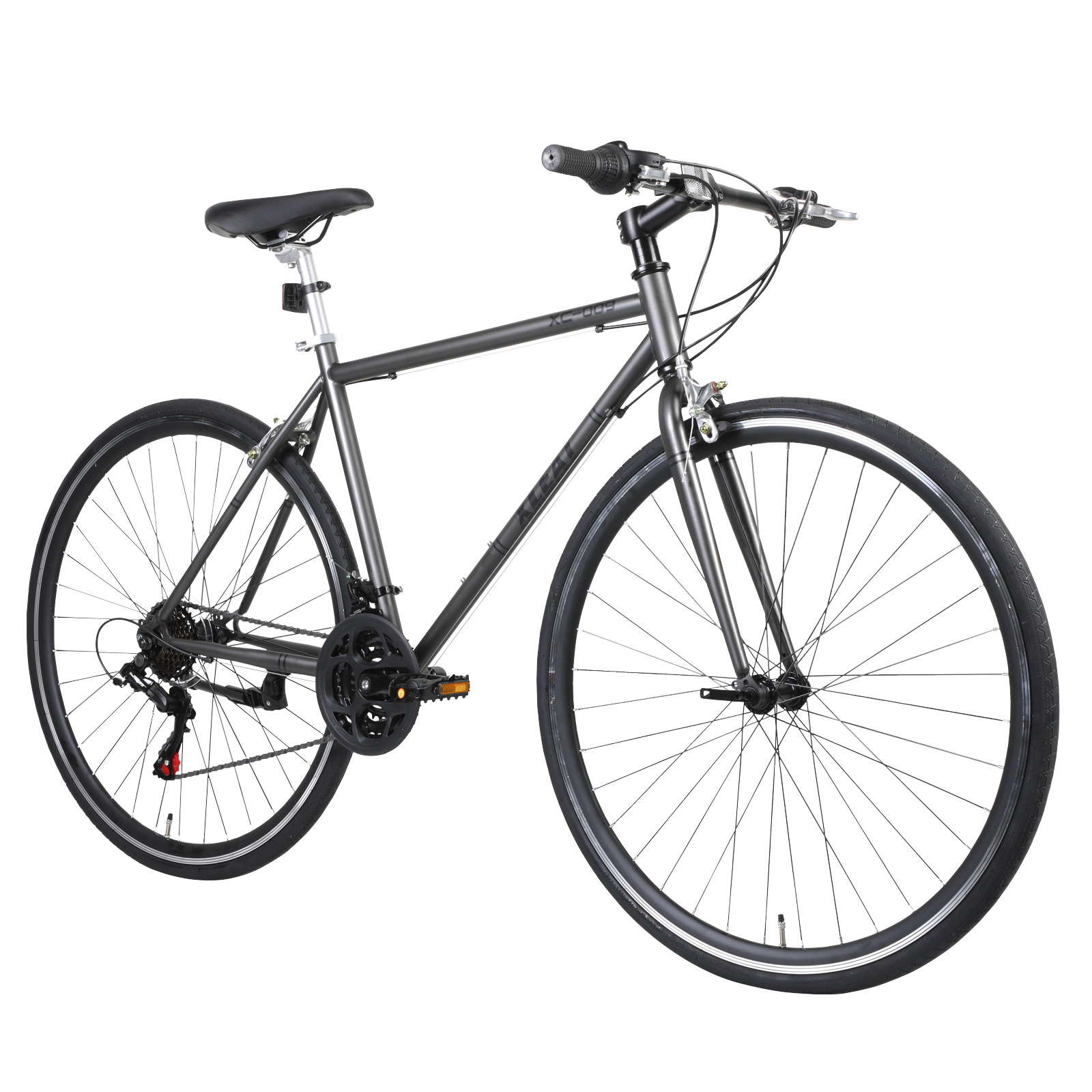 XLEAT 【在庫限り】クロスバイク 700c シマノ製 21段変速 ライト