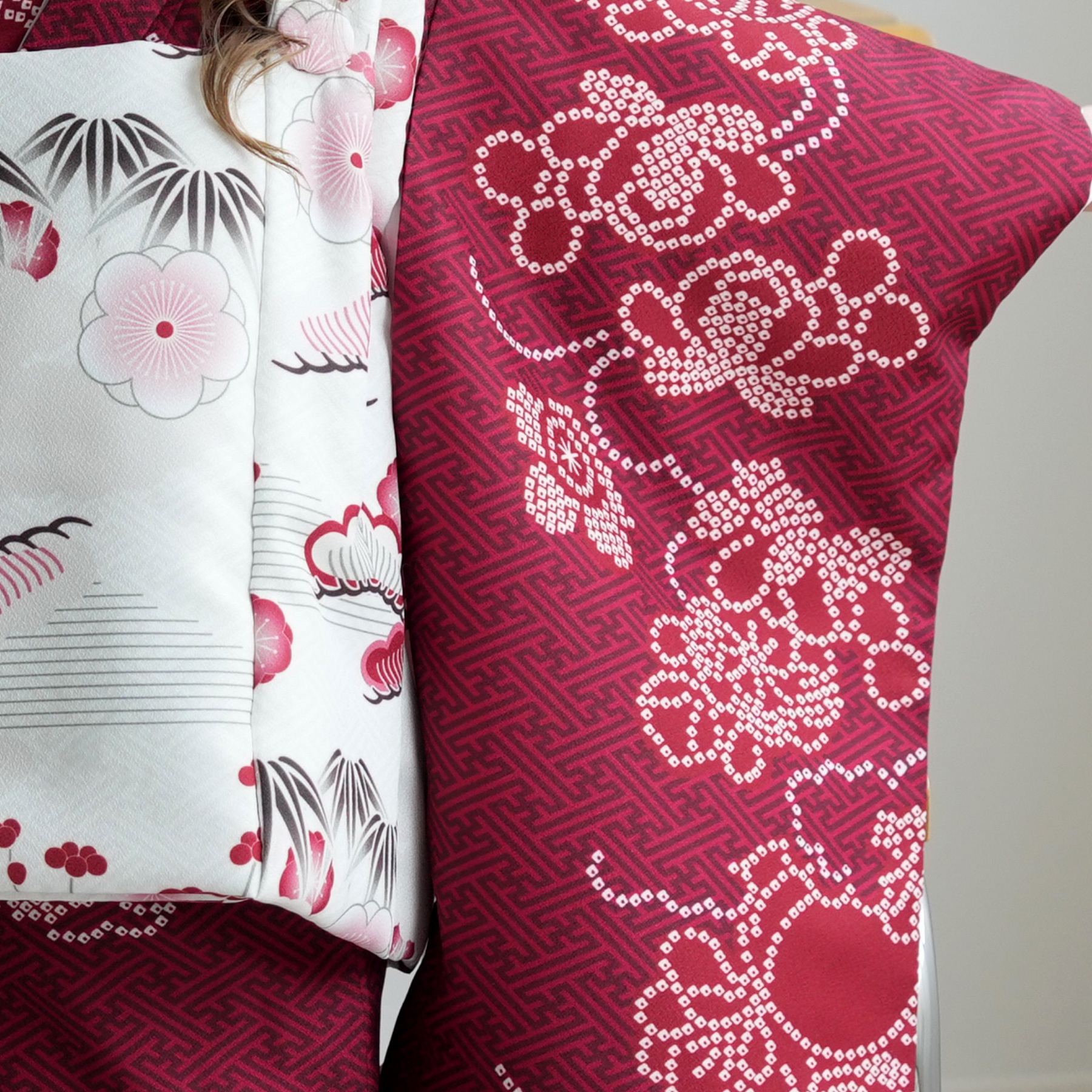 レンタル 七五三 3歳 女の子 ひよこ商店 kids ベレー帽つき被布フル