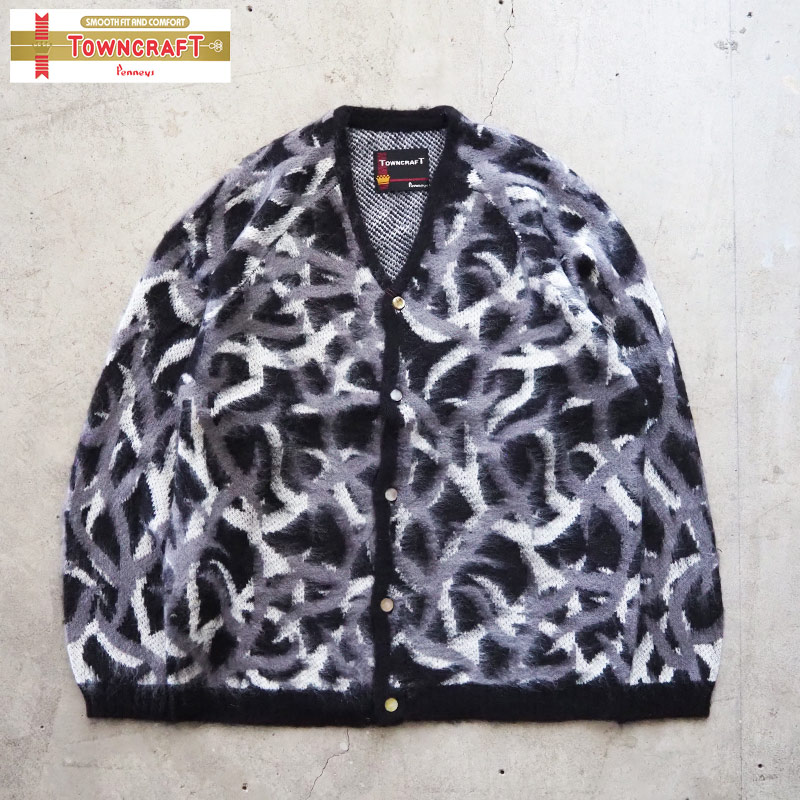 TOWNCRAFT（タウンクラフト） カーディガン シャギー ラグラン