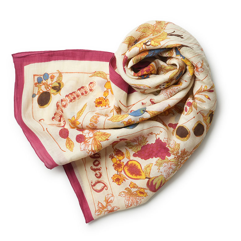 manipuri（マニプリ） ストール スカーフ コットン シルク 120cm×120cm