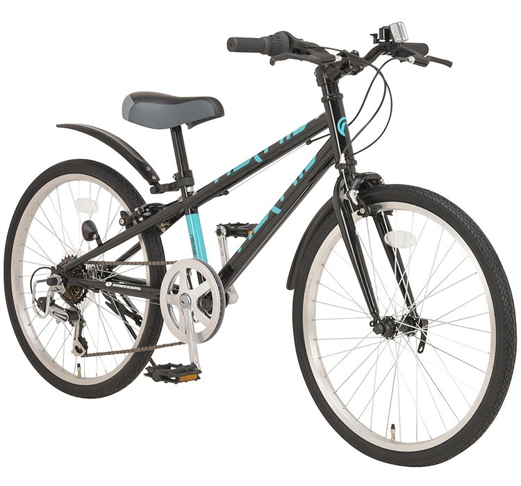 NEXTYLE 自転車 子供用 クロスバイク 24インチ 泥除け付き シマノ6段