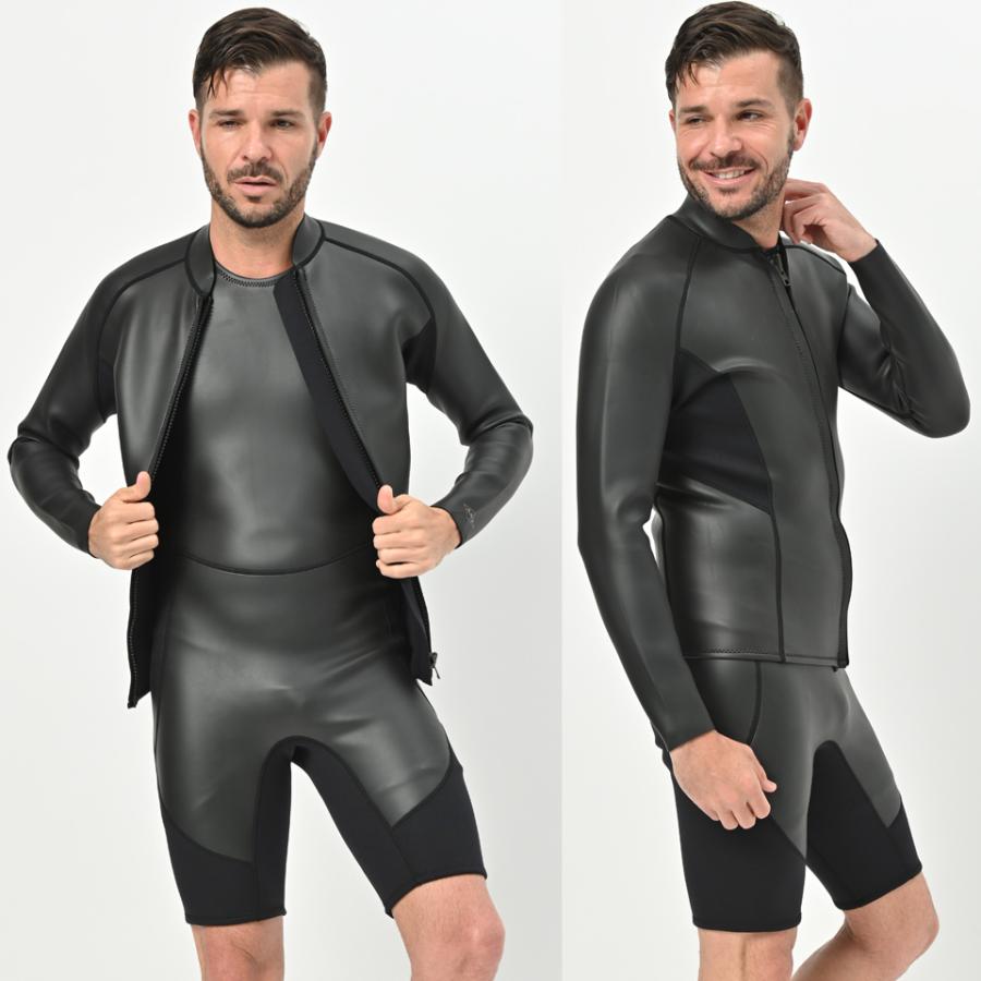 ANDNEWYOU 長袖 タッパー 2mm ＆ ショートジョン セット 2mm メンズ