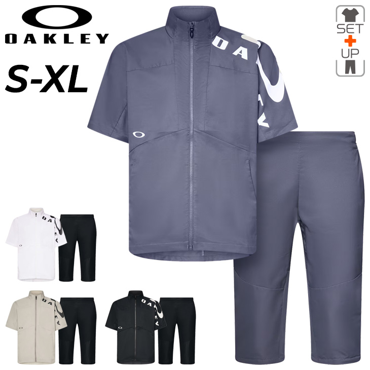 OAKLEY（オークリー） トレーニングウェア メンズ 上下 半袖ウーブン