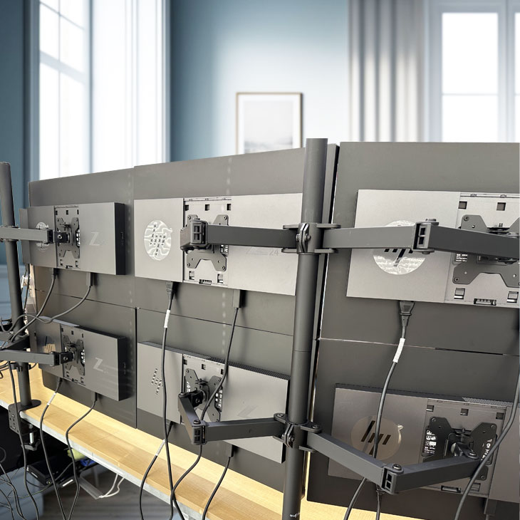 ProDesk トレーディングPC FX 株 デイトレ 仮想通貨 8画面マルチモニタ