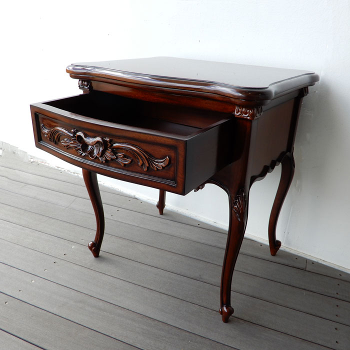 マホガニーチェスト 電話台 コンソール 花台 マホガニー コンソール