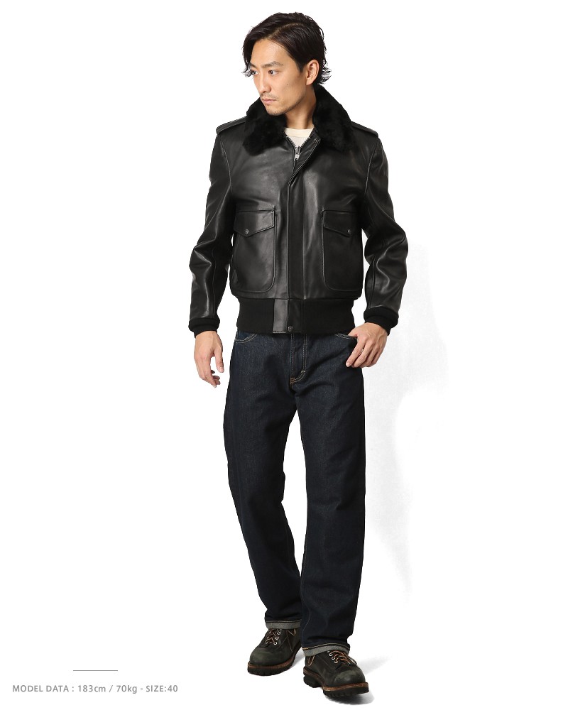 Schott N.Y.C（ショット） Schott 174US A-2 レザー ボンバー