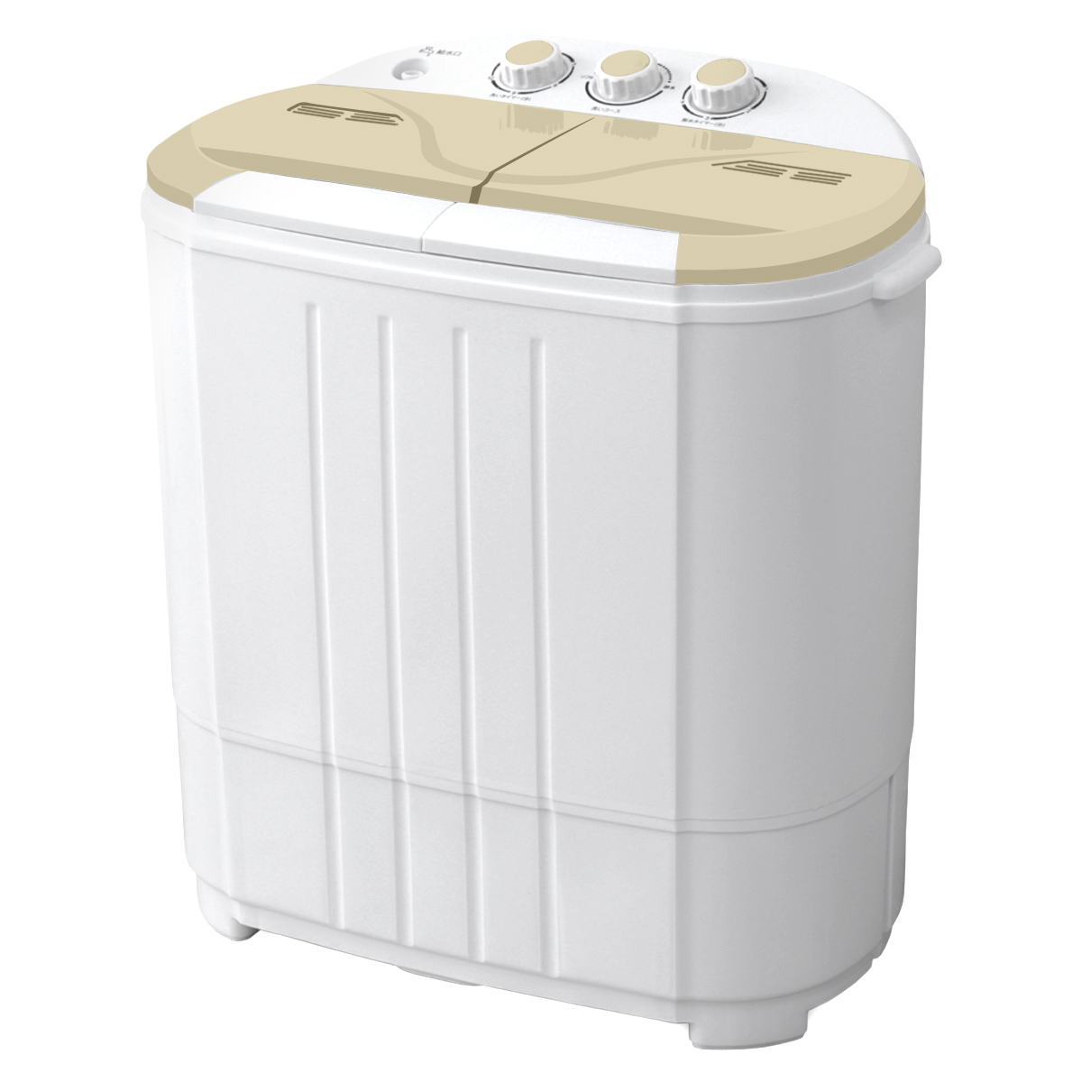 WEIMALL（ウェイモール） ミニ洗濯機 洗濯機 一人暮らし 二層式 3.6kg