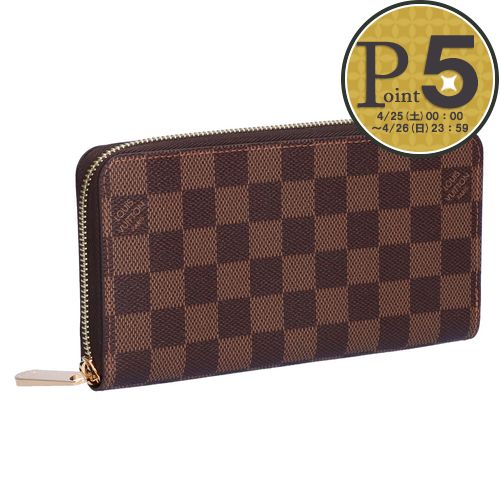 ルイ・ヴィトン(LOUIS VUITTON) ダミエ(Demier) ジッピーウォレット