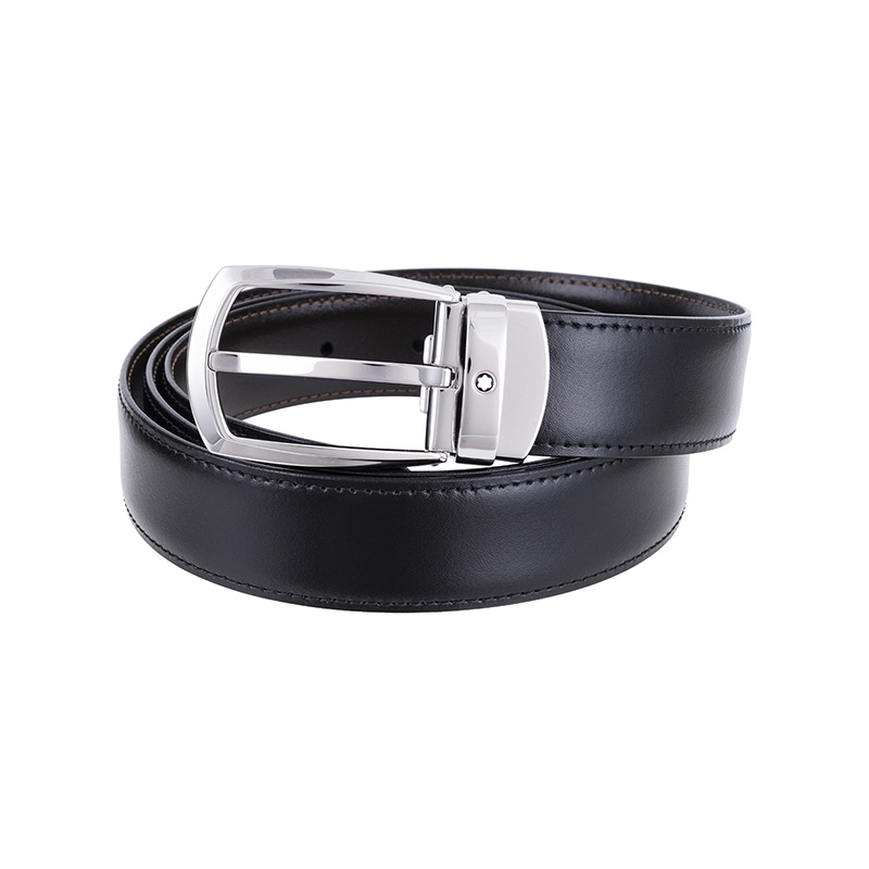 MONTBLANC（モンブラン） メンズ レザー ベルト リバーシブル カット
