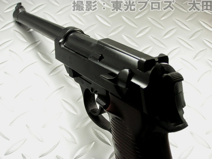 送料無料 マルシン工業 6mmBBガスガン ワルサーP38 ロングバレル