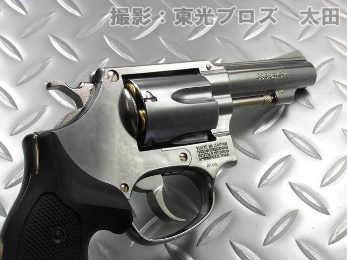 送料無料 マルシン工業 6mmBBガスガン S&W M60 3インチ シルバーABS