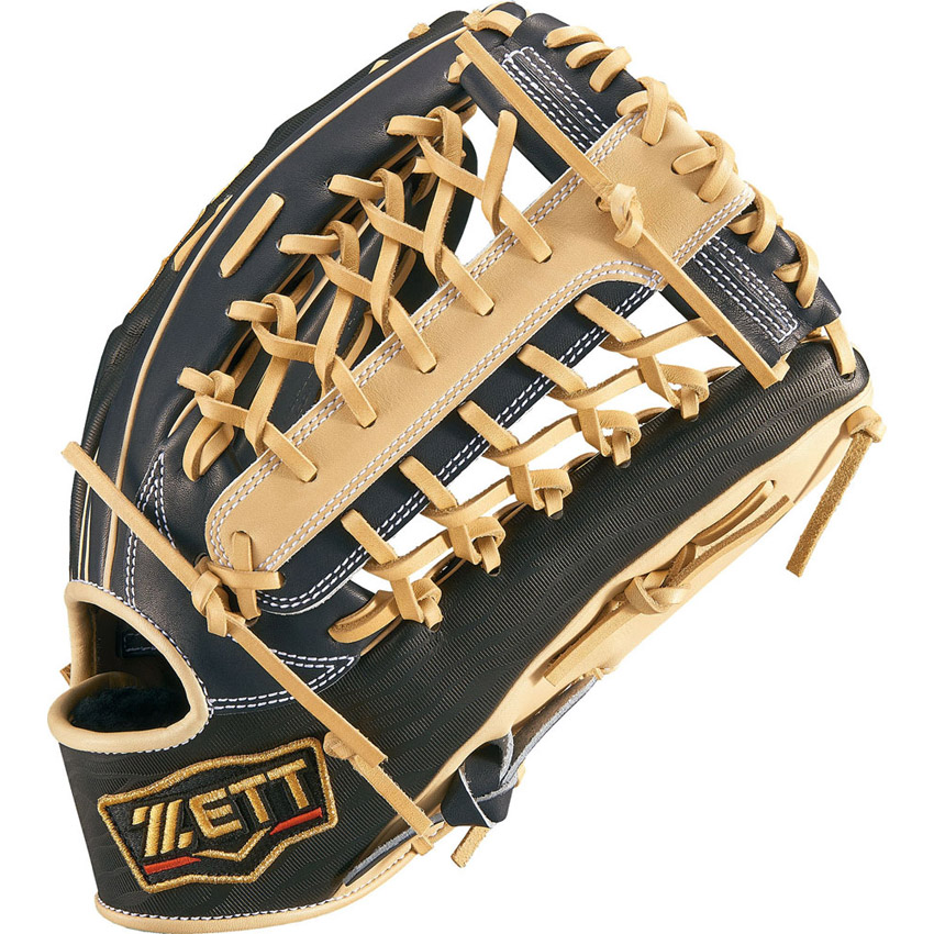 ゼット（ZETT） グラブ 大人 一般 ZETT BRGB32447 ブラック 黒 レッド