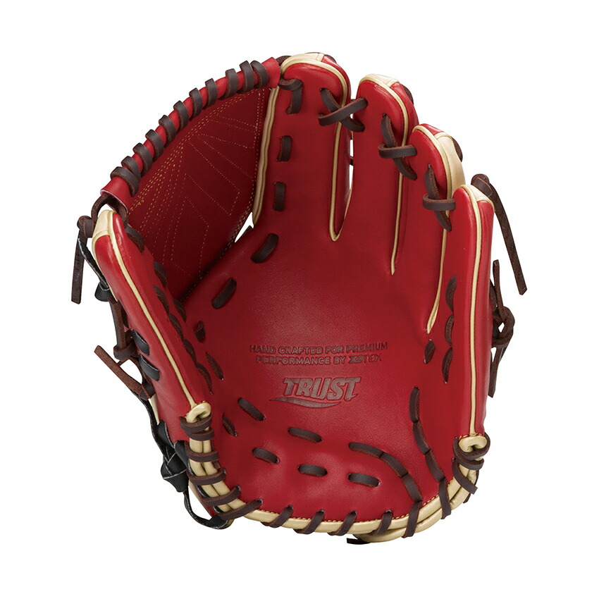 ザナックス 投手用軟式グローブ 大人 一般 Xanax BRG25PM1C レッド 赤