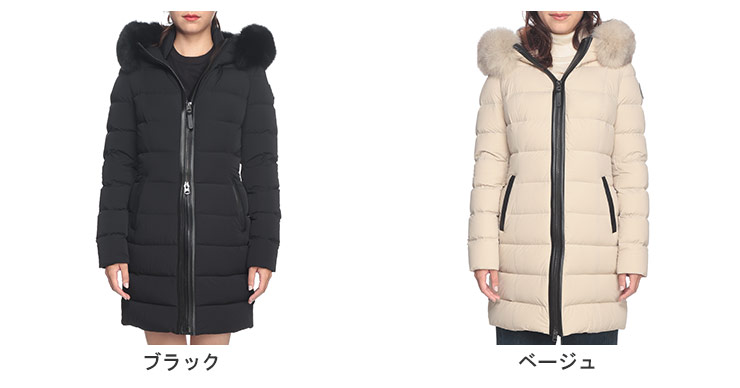 Mackage マッカージュ ファーフード フルジップ ダウンコート