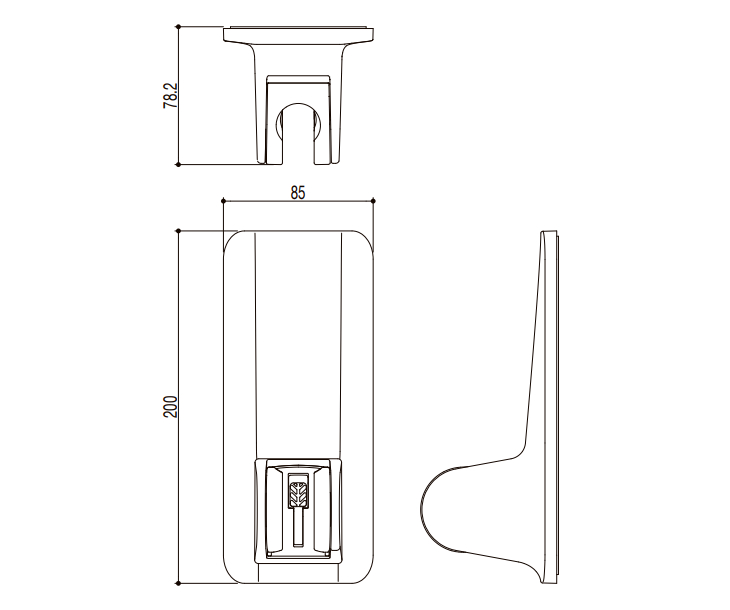 LIXIL（リクシル） マグネットシャワーフック 角度調整式 SWH(4) : 住