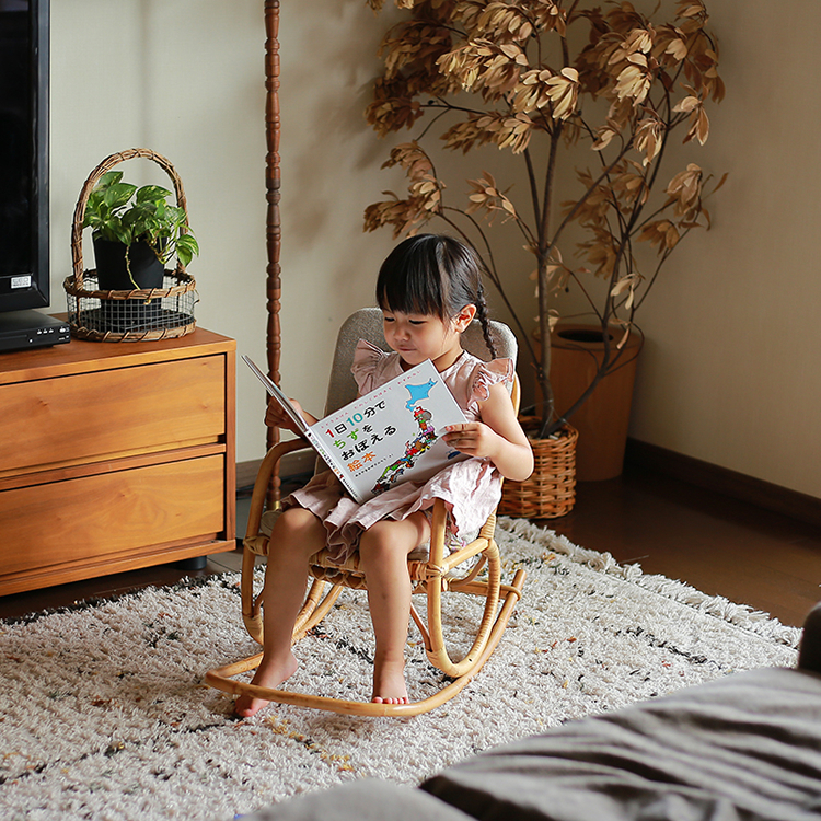 キッズロッキングチェア キッズチェア 子供椅子 ナチュラル