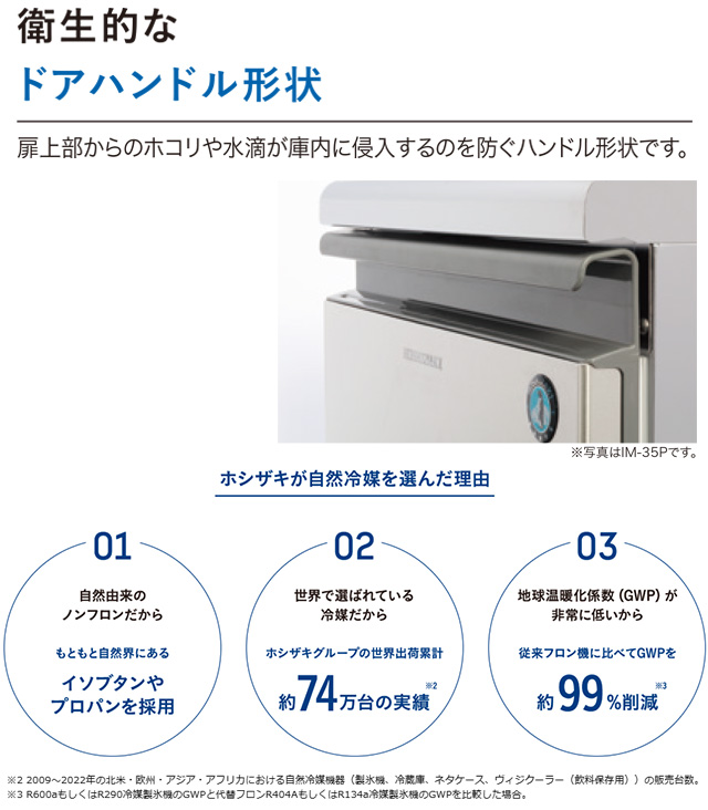 キューブアイスメーカー Pタイプ 業務用製氷機 20kgタイプ ホシザキ IM