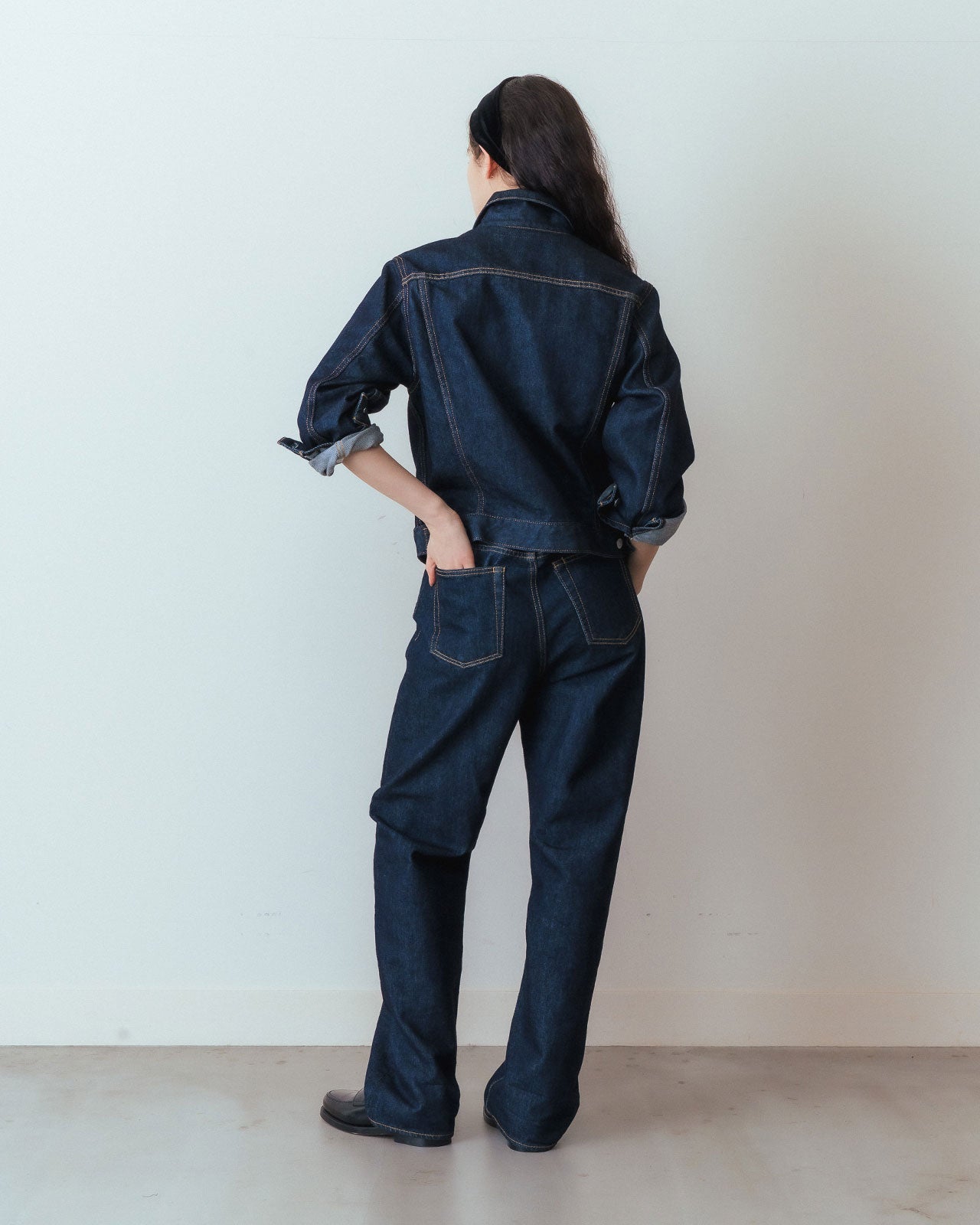 Shinzone（シンゾーン）】MARILYN DENIM(NAVY) デニムパンツ