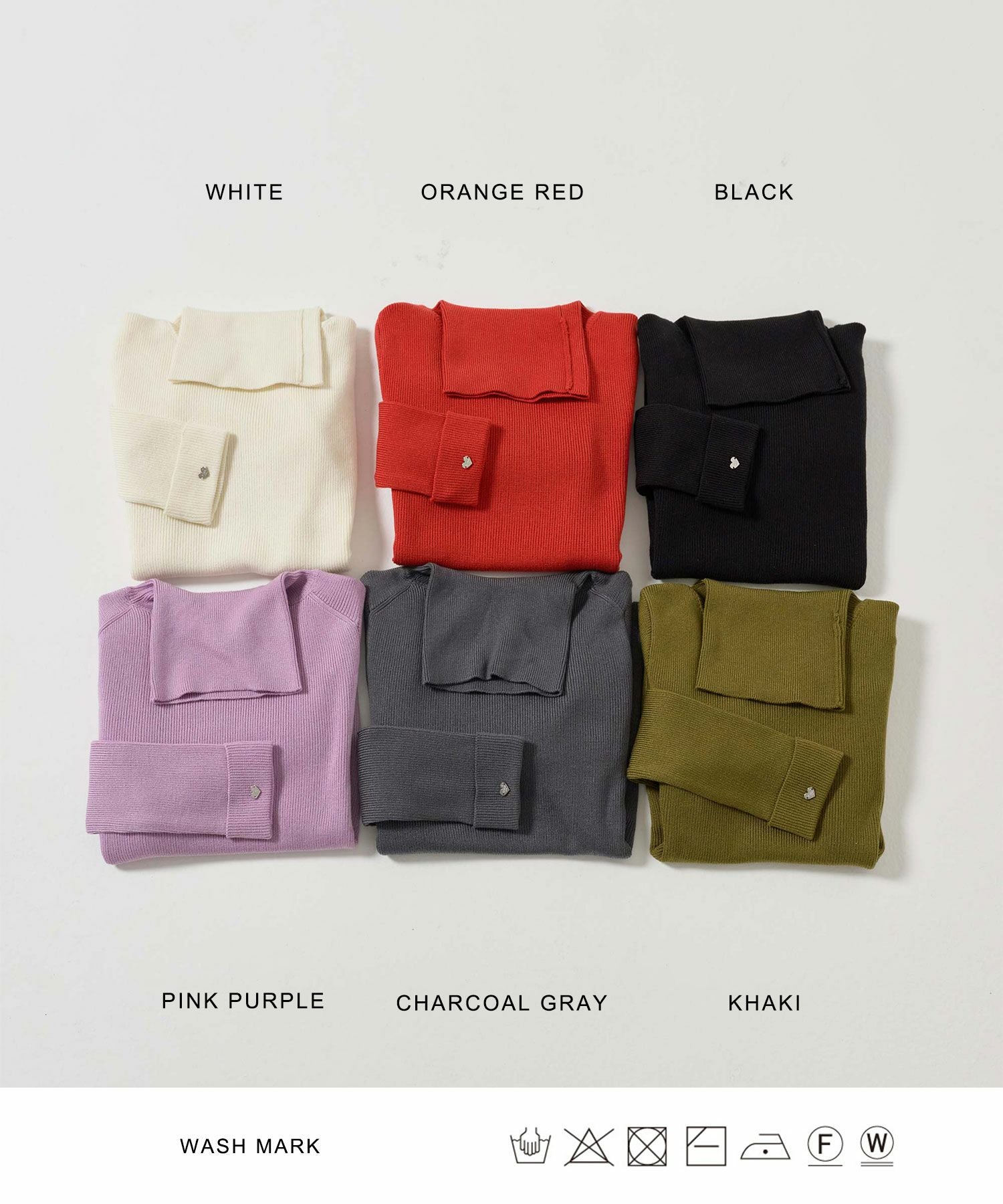 Special-Price-SALE ハートチャーム付き アンチピリングリブタートル