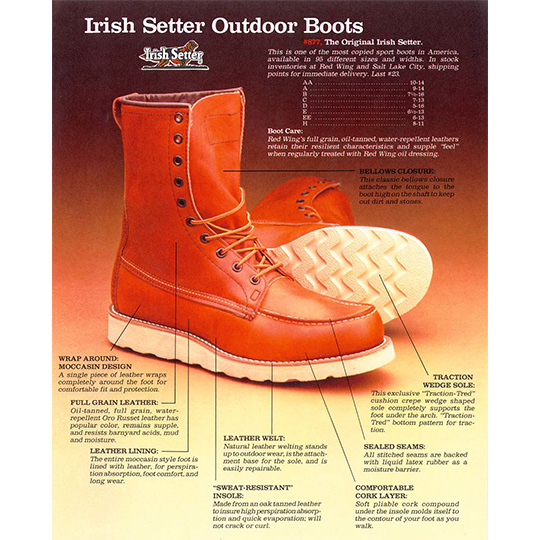 レッドウィング No.875のローカット版「RED WING CLASSIC MOC OXFORD」発売