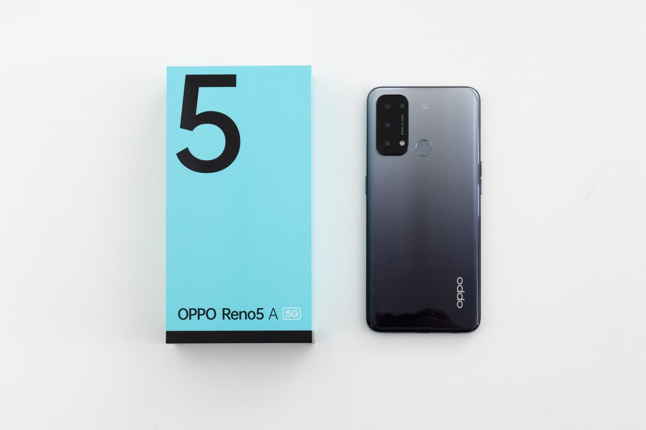 OPPO Reno5A シルバーブラック⑦ OPPO Reno5 A｜価格比較・SIMフリー