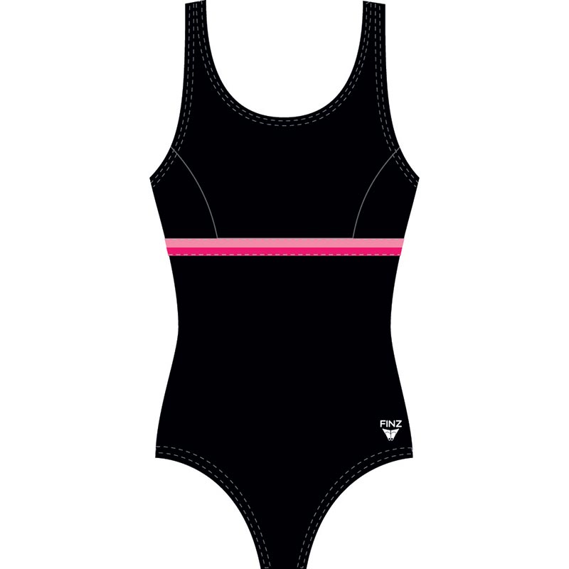 Finz Horizontal Splice Polyester One Piece - Simply Swimwear