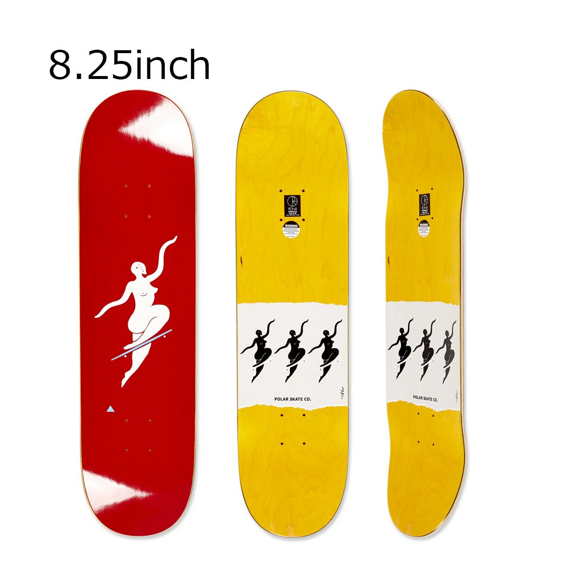 ポーラー POLAR スケボー スケートボード デッキ 板 Team Model No