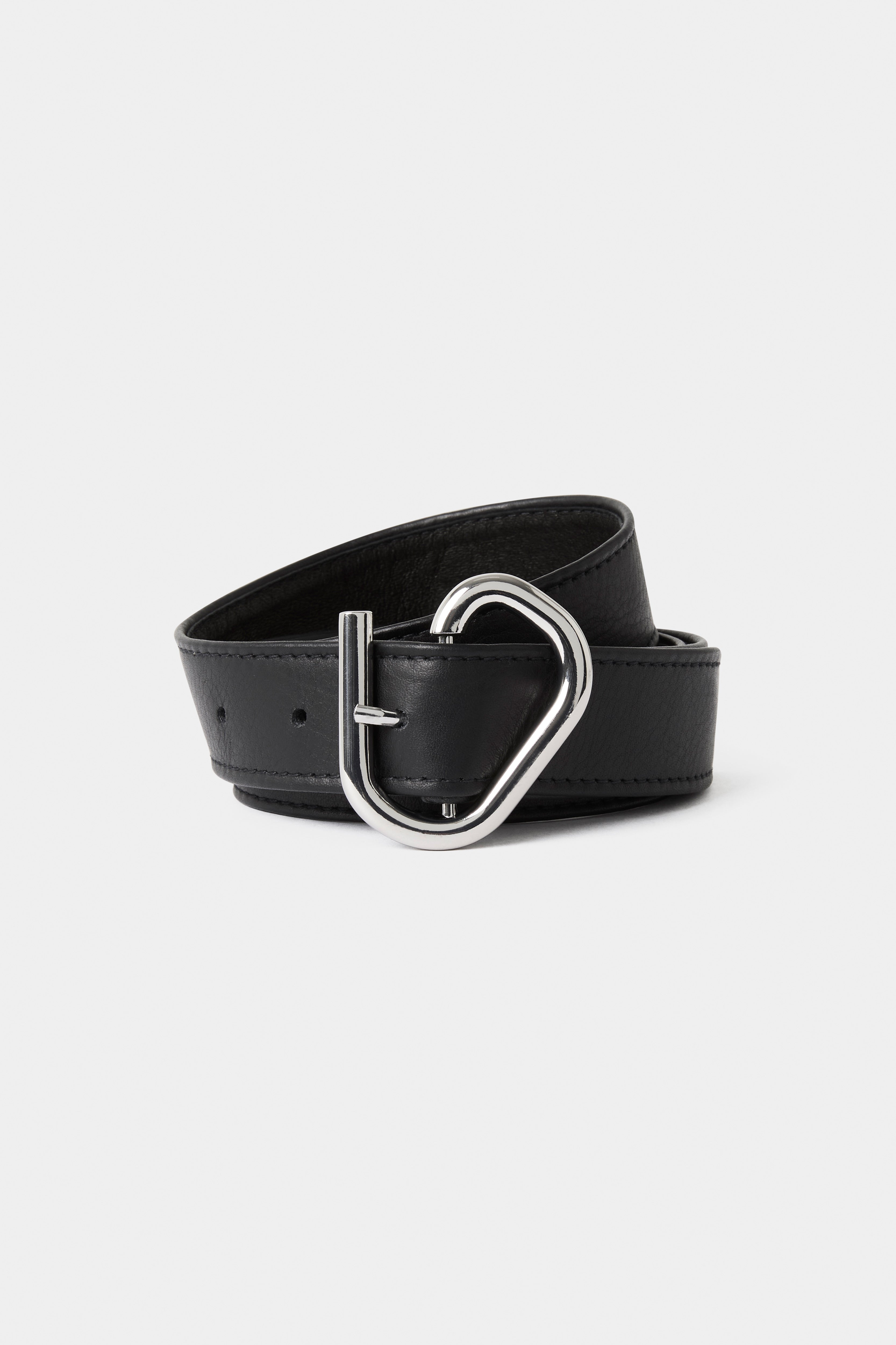 Molinier Narrow Leather Belt | Black | SIR.