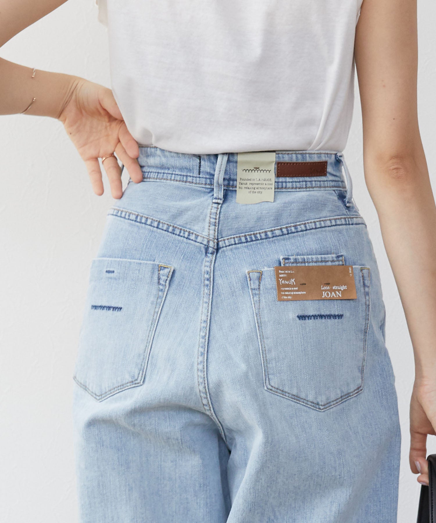 YANUK】JOAN スラブデニムルーズストレート – Sirin Online Store