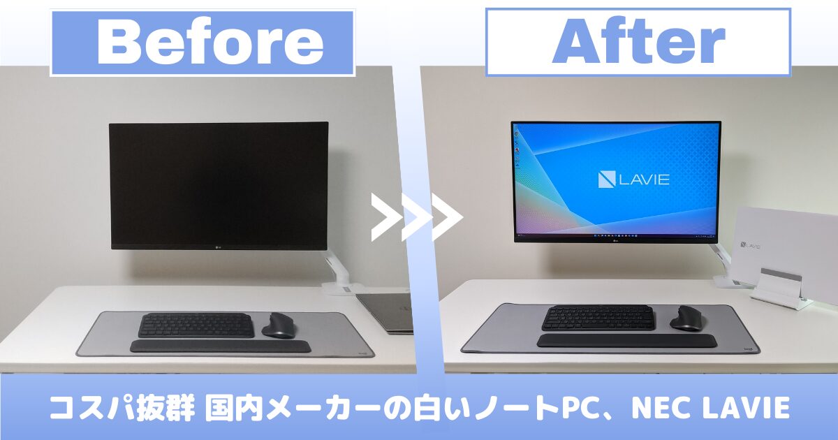 コスパ抜群！】国内メーカーの白いノートPC NEC LAVIE【LAVIE Direct