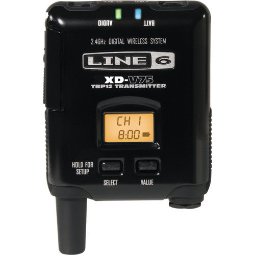 LINE 6 - XD-V75 - DIGITAL WIRELESS SYSTEM HANDHELD or BODYPACK