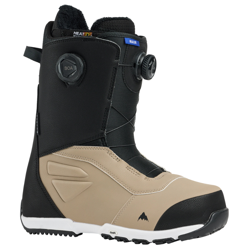 Burton Ruler BOA 2026 Mens Snowboard Boot | Black/Summit Taupe