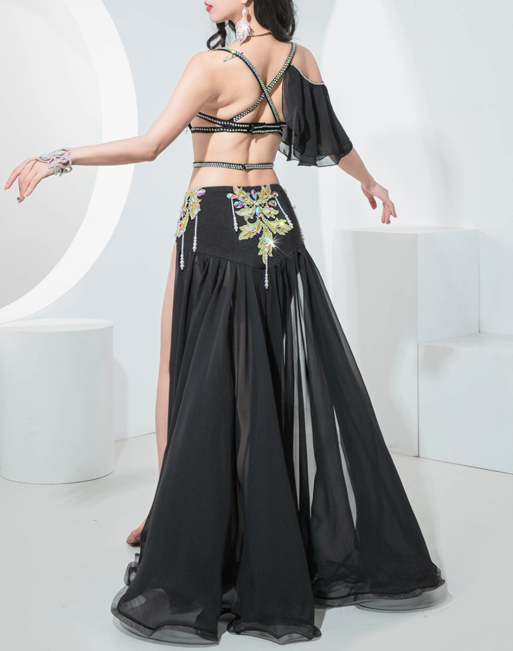 送料無料】 即納 ベリーダンス オリエンタル 衣装 ベリーダンス衣装