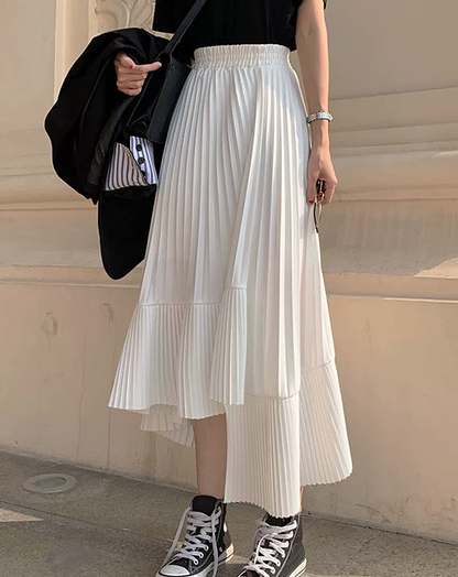 ♀Pleated Flare Skirt – SOSOS design