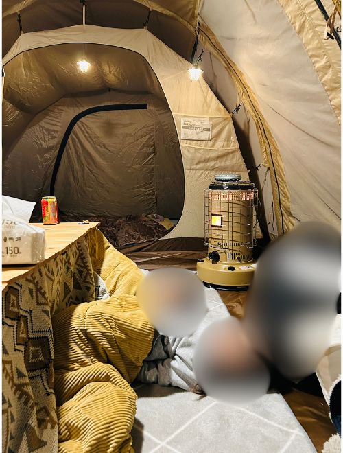 レビュー】DOD カマボコテント3M｜4人家族で感じた広さ・快適性・注意