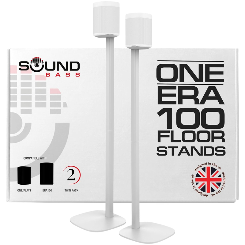ONE, ONE SL, Play:1 Floor Stand Pair White - soundbass.co.uk
