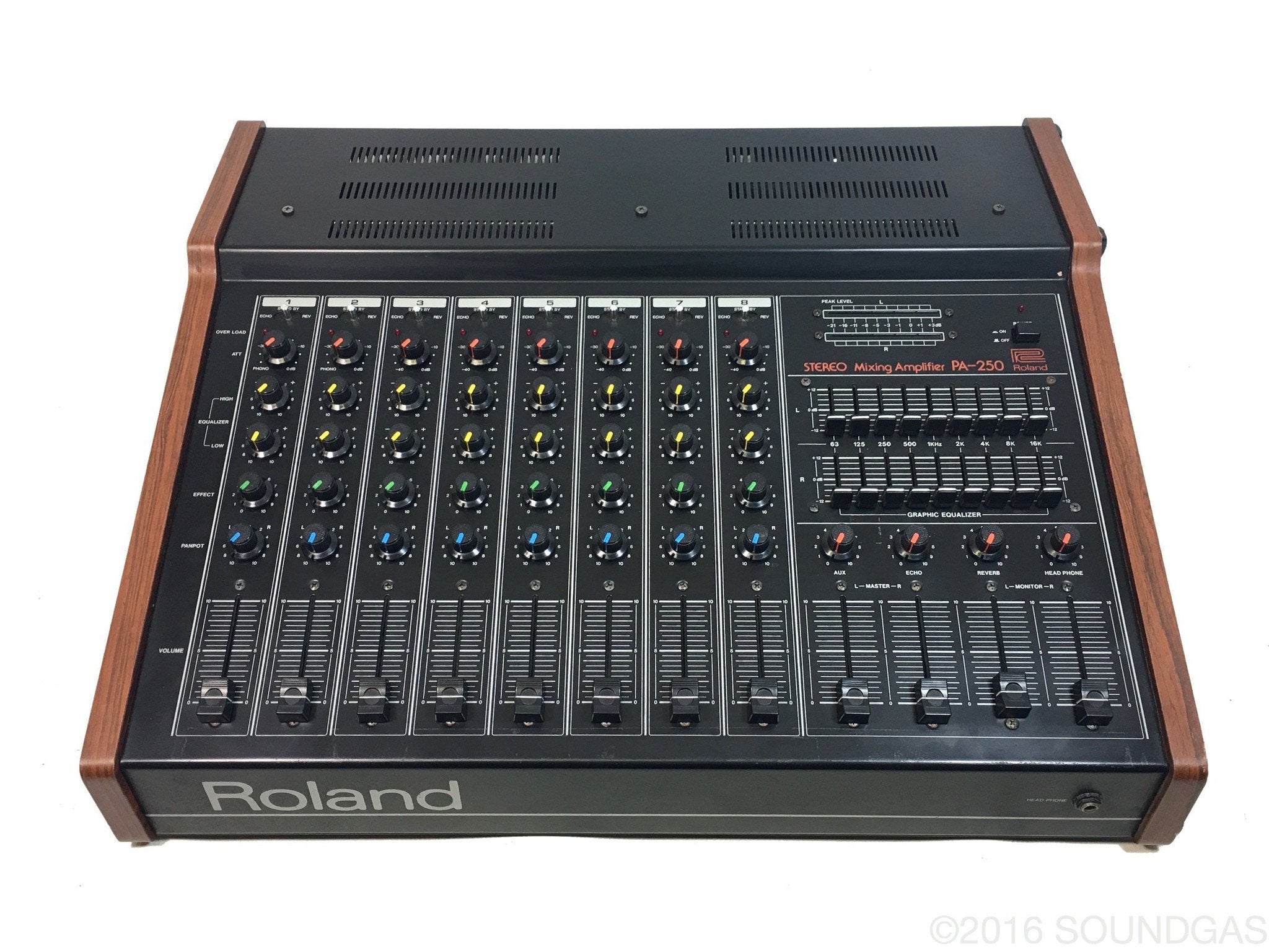 Roland PA.250 Stereo Mixer with Spring Reverb FOR SALE – Soundgas
