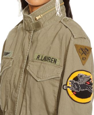Denim & Supply Ralph Lauren Patch Field Jacket - Macy's