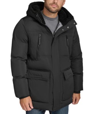Marc New York Men's Mackay Faux-Fur Parka Jacket - Macy's