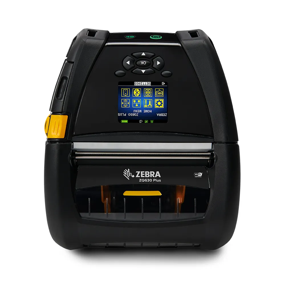 ZQ630 Plus 大型カラーLCD搭載 多機能 4インチ型モバイルプリンタ