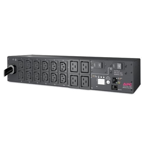 APC Rack PDU, Metered, 2U, 30A, 200V [ IN NEMA L6-30P, OUT IEC C13