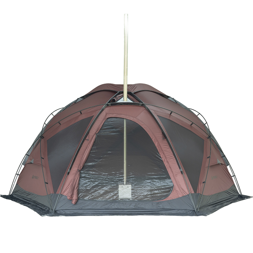 POMOLY 大型ドームテント | Dome X6 Pro ドーム型テント (Red) 自立式