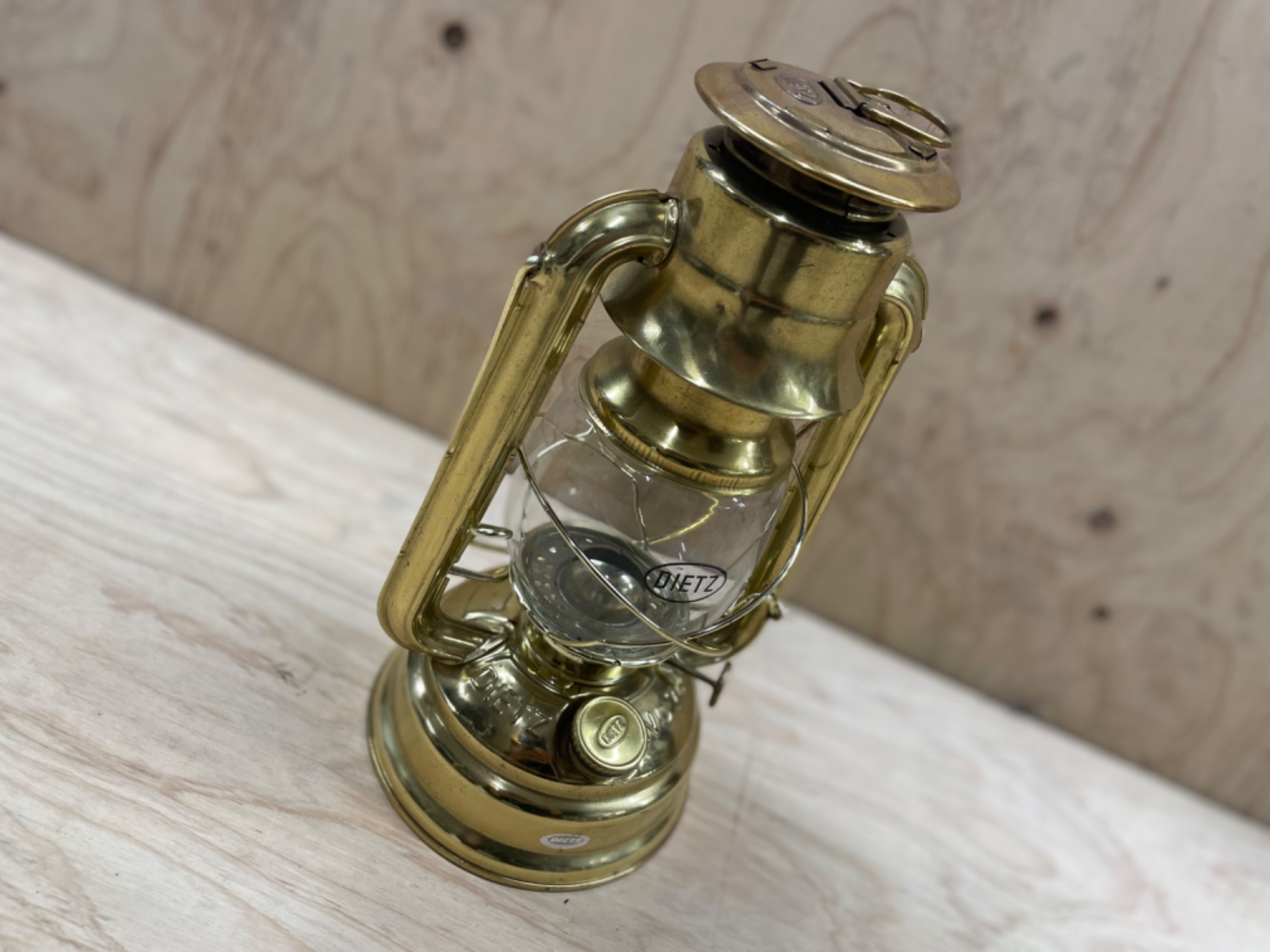 メッキじゃなく総真鍮！デイツのハリケーンランタン【No.78】[2024.05